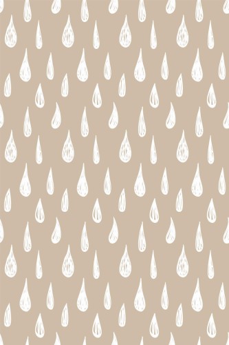 Pattern repeat of Teardrop removable wallpaper design
