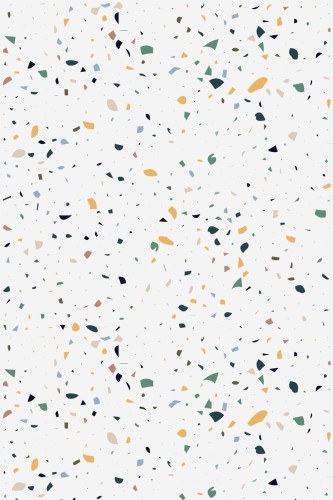 Pattern repeat of Terrazzo removable wallpaper design
