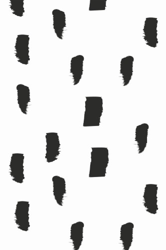 Pattern repeat of Thick brush stroke removable wallpaper design