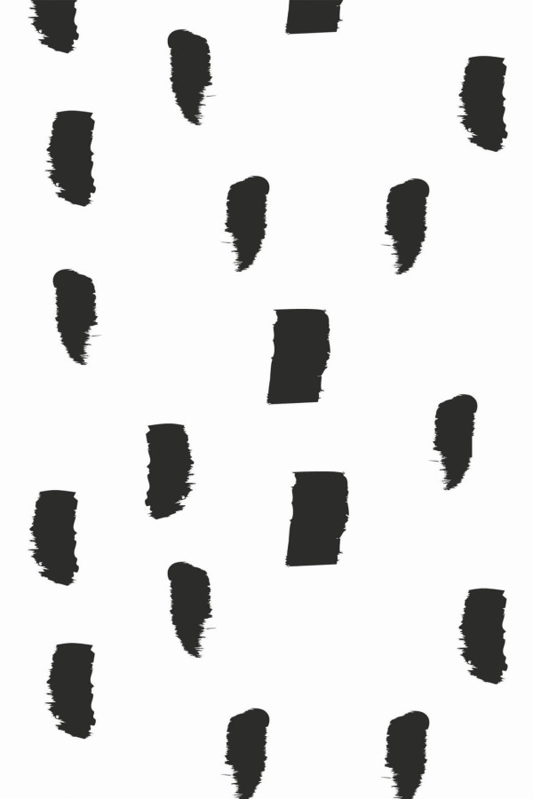 Pattern repeat of Thick brush stroke removable wallpaper design