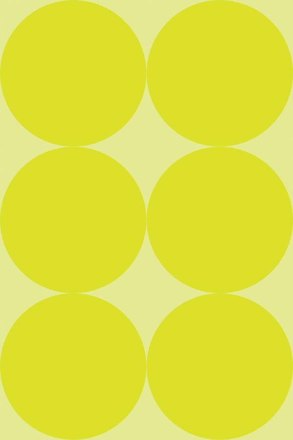 Self-adhesive wallpaper with modern chartreuse motif by Fancy Walls