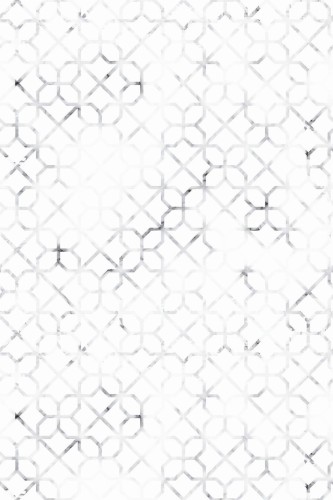 Pattern repeat of White Moroccan removable wallpaper design