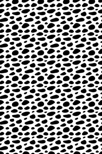 Fancy Walls traditional wallpaper in black and white spots