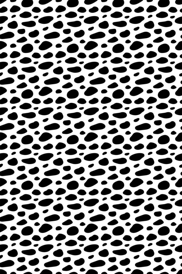 Fancy Walls traditional wallpaper in black and white spots