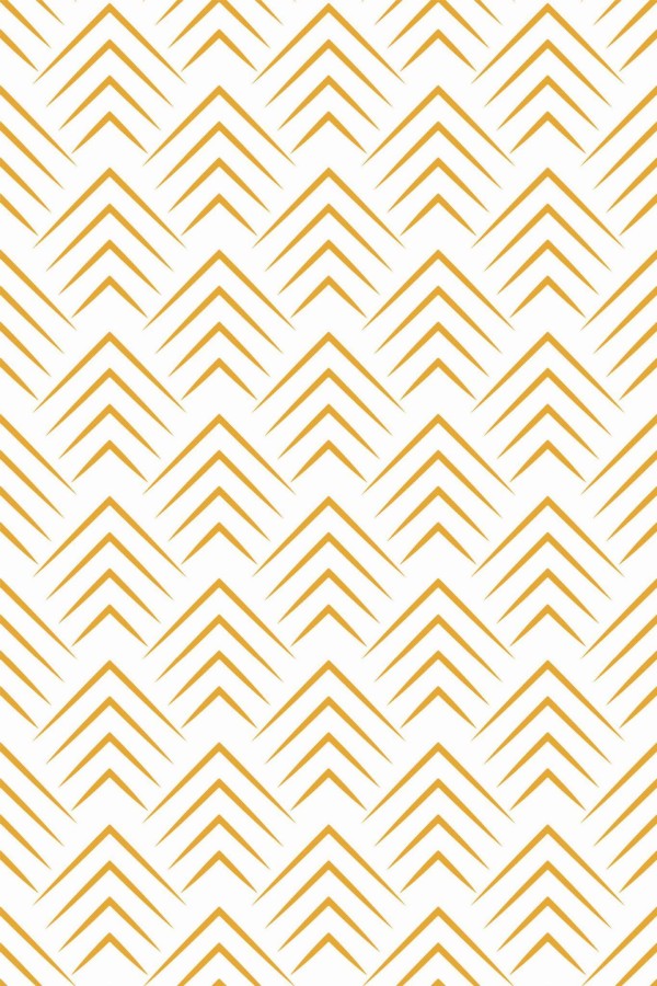 Pattern repeat of Yellow chevron removable wallpaper design