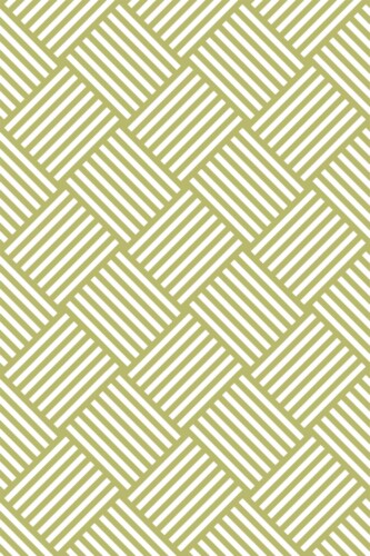 Fancy Walls traditional wallpaper with bold green striped cube motif