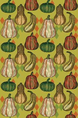 Fancy Walls traditional wallpaper styled with farmhouse Pumpkin Spiced Kitchen green tones.