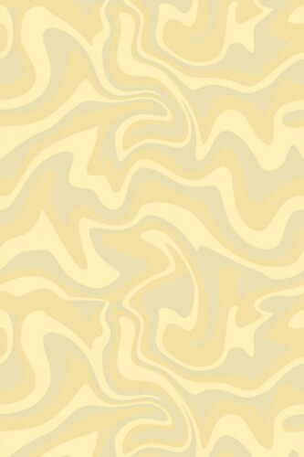 Sunny yellow retro removable wallpaper by Fancy Walls