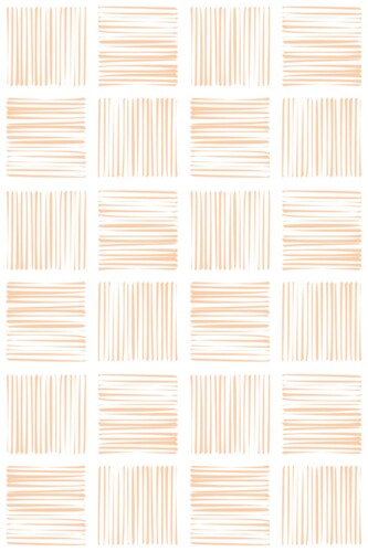 Fancy Walls peel and stick wallpaper in peach striped grid pattern