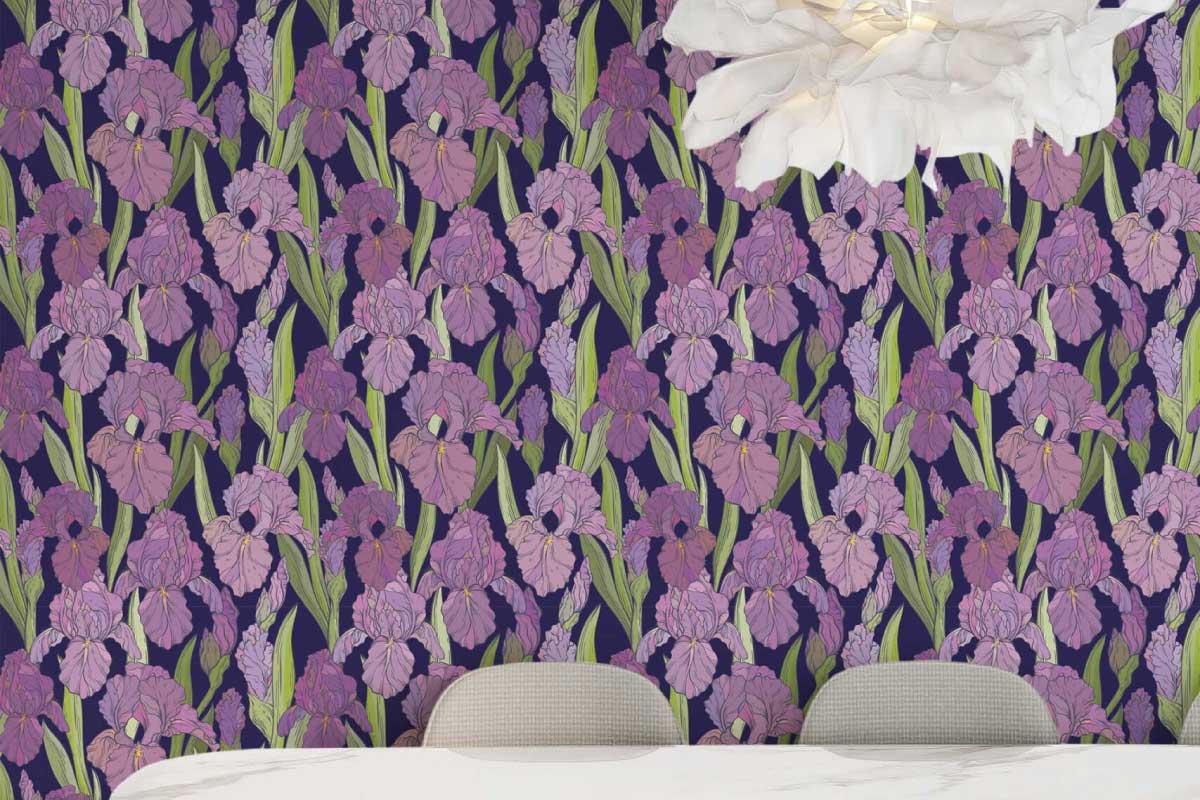 Renter-friendly self-adhesive removable wallpaper for walls. Quick hassle-free installation and removing