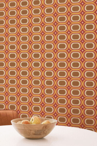 brown retro peel and stick wallpaper