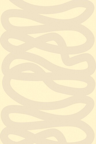 Fancy Walls self-adhesive wallpaper featuring greige line art from Neutral Gym