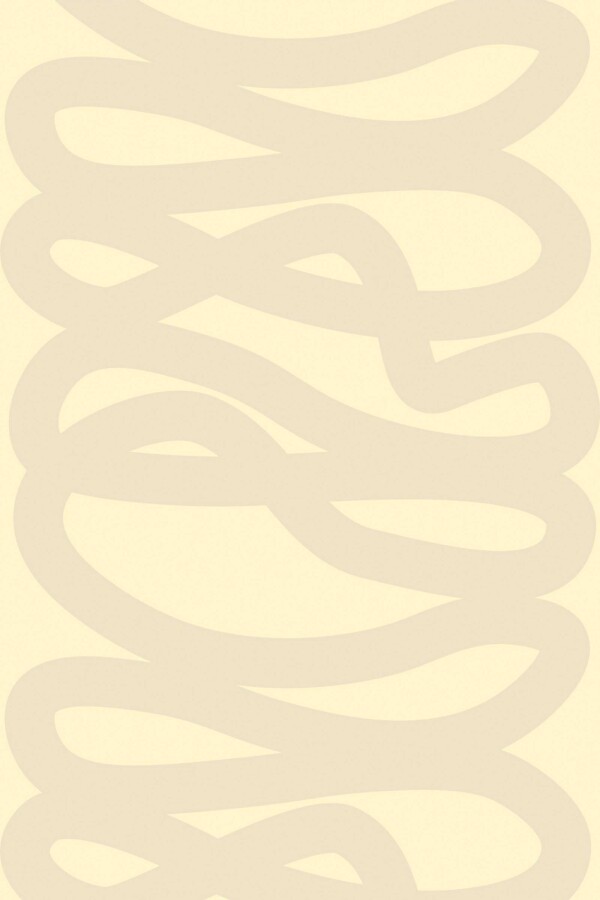 Fancy Walls self-adhesive wallpaper featuring greige line art from Neutral Gym