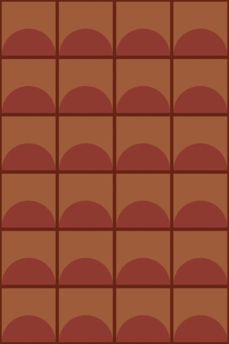 Vintage copper and maroon removable wallpaper by Fancy Walls