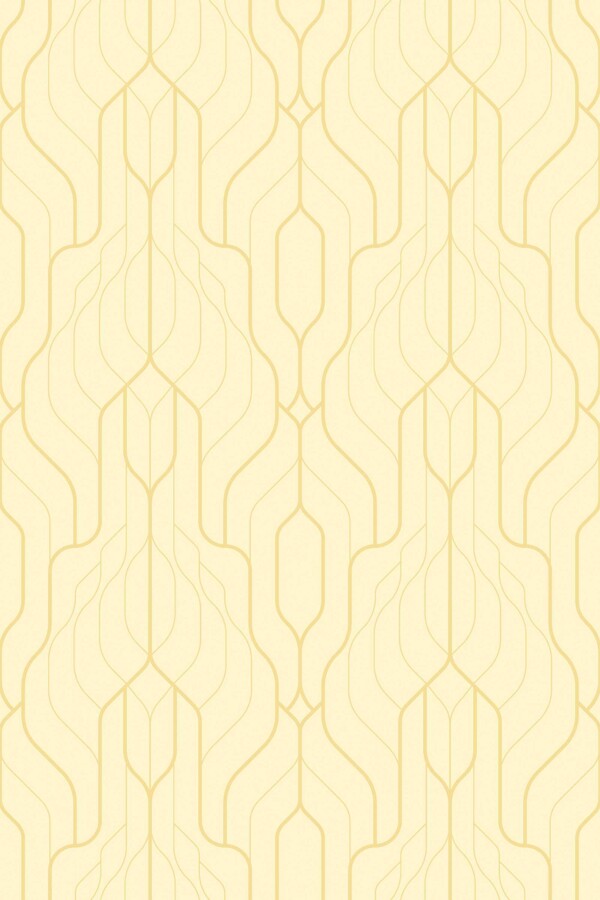 Fancy Walls self-adhesive wallpaper with neutral Sunny Art Deco design