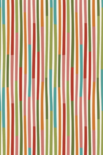 Fancy Walls traditional wallpaper featuring colorful seamless striped design.