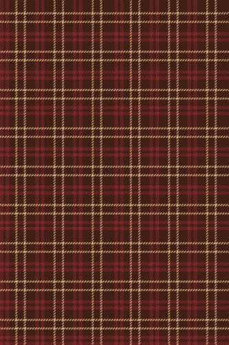 Fancy Walls removable wallpaper displaying soft brown plaid tones for farmhouse charm.