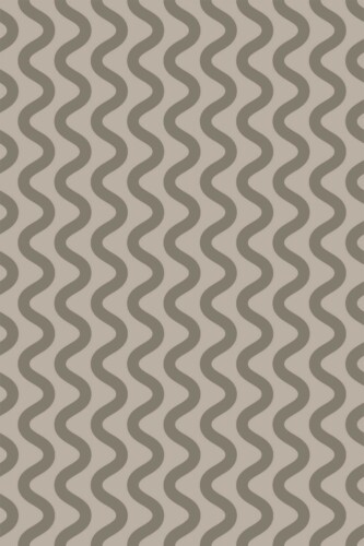 Fancy Walls removable wallpaper with groovy brown and greige wave design.