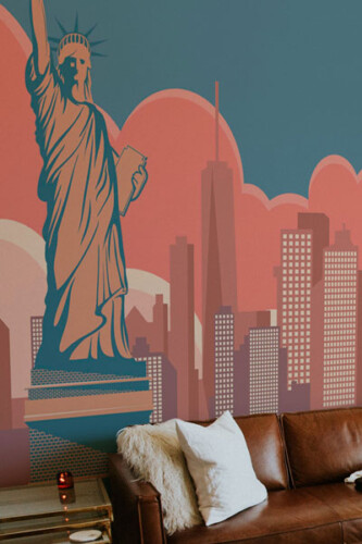 cultural, national and flag peel and stick wall mural collection