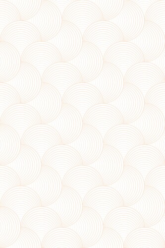 Fancy Walls removable wallpaper with peach-toned Art Deco arches creating a refined geometric nursery pattern.