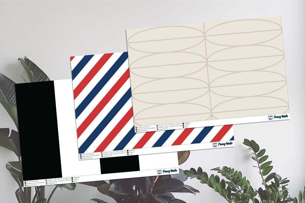 30 x 20 inches Large size Wallpaper samples - buy bundle of 3 samples for $25