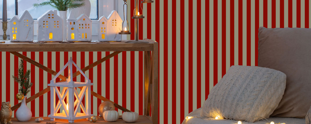 fancy walls christmas wallpaper pattern on peel and stick wallpaper