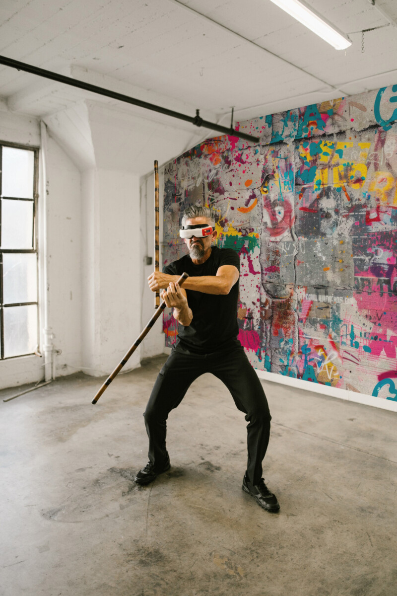 Urban Street Art wall mural adds bold urban expression and colorful texture to modern décor and creative interiors.