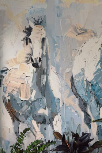 Fancy Walls modern peel and stick or non-pasted animal wall murals. PVC-free and eco-friendly wallpaper murals