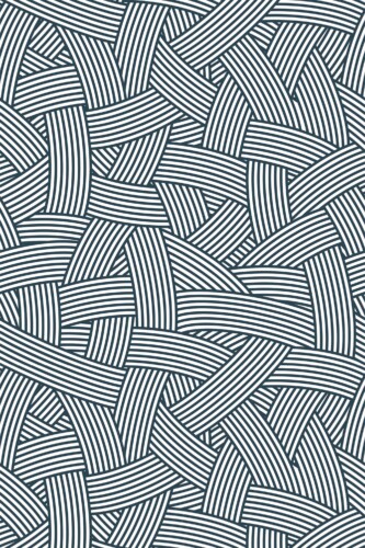 Fancy Walls self-adhesive wallpaper featuring dynamic black and white striped strokes with subtle gray accents.