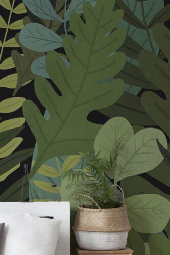 botanical wall murals