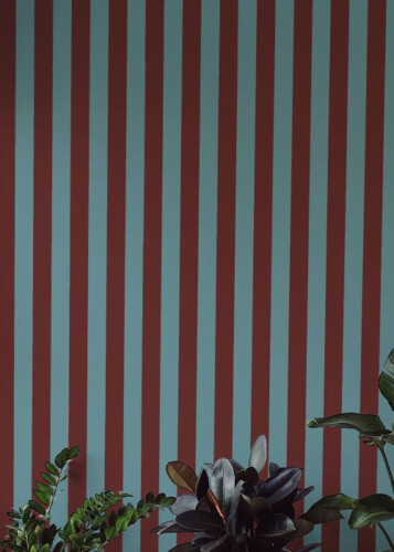 striped vintage peel and stick wallpaper