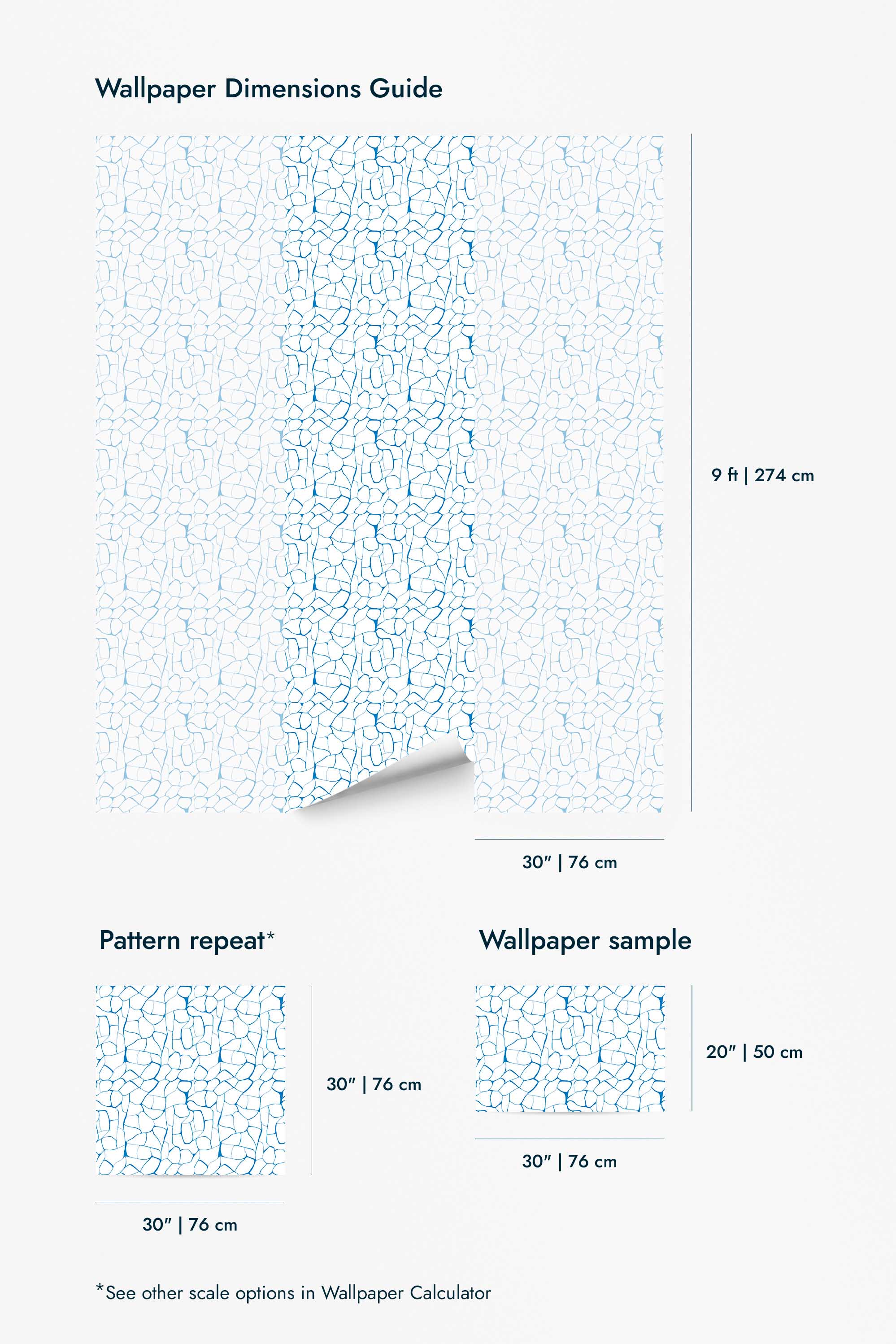 Blue and white abstract Wallpaper