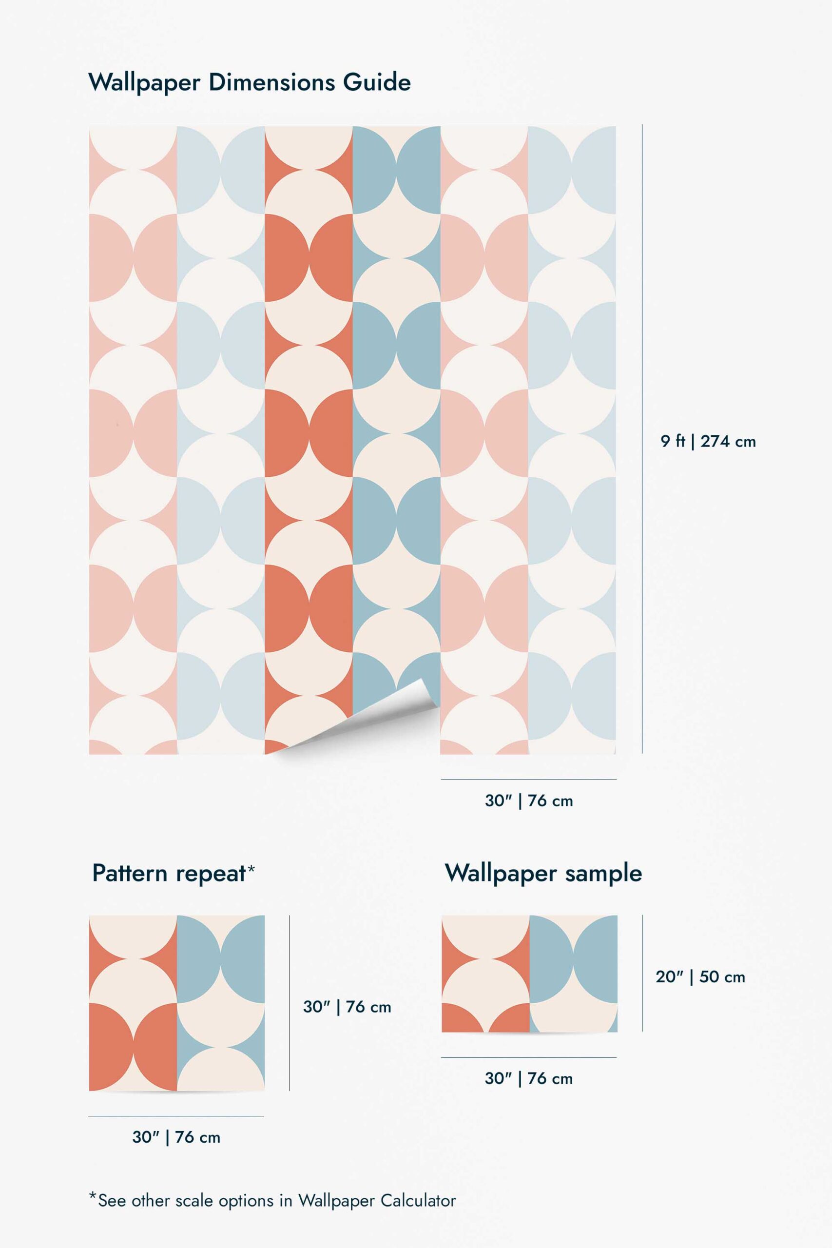 Retro Pastel Geometric Wallpaper