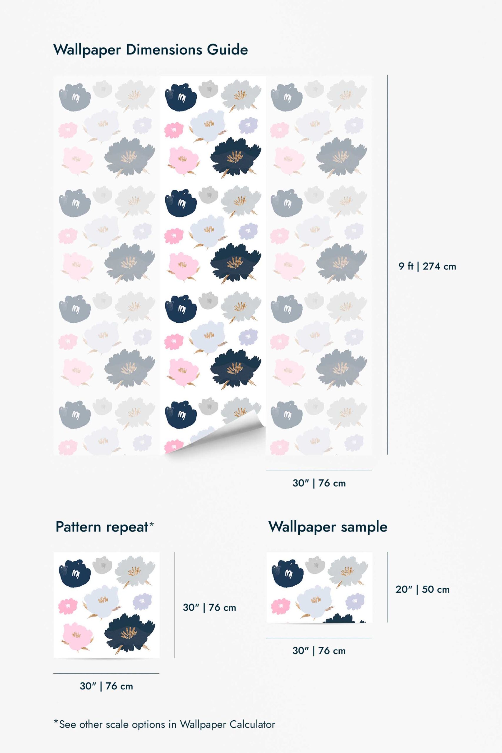 Pastel floral Wallpaper