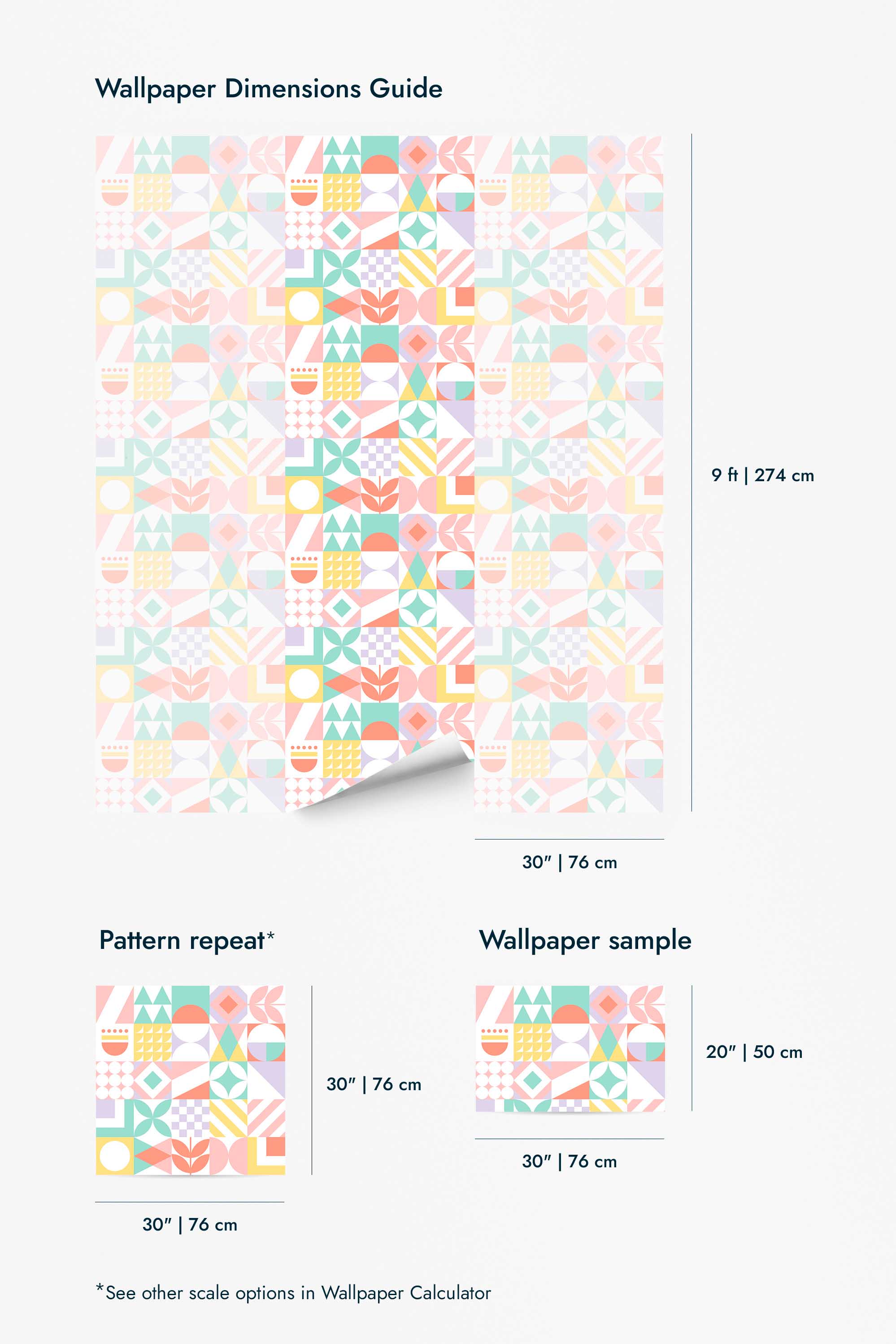 Pastel geometric Wallpaper