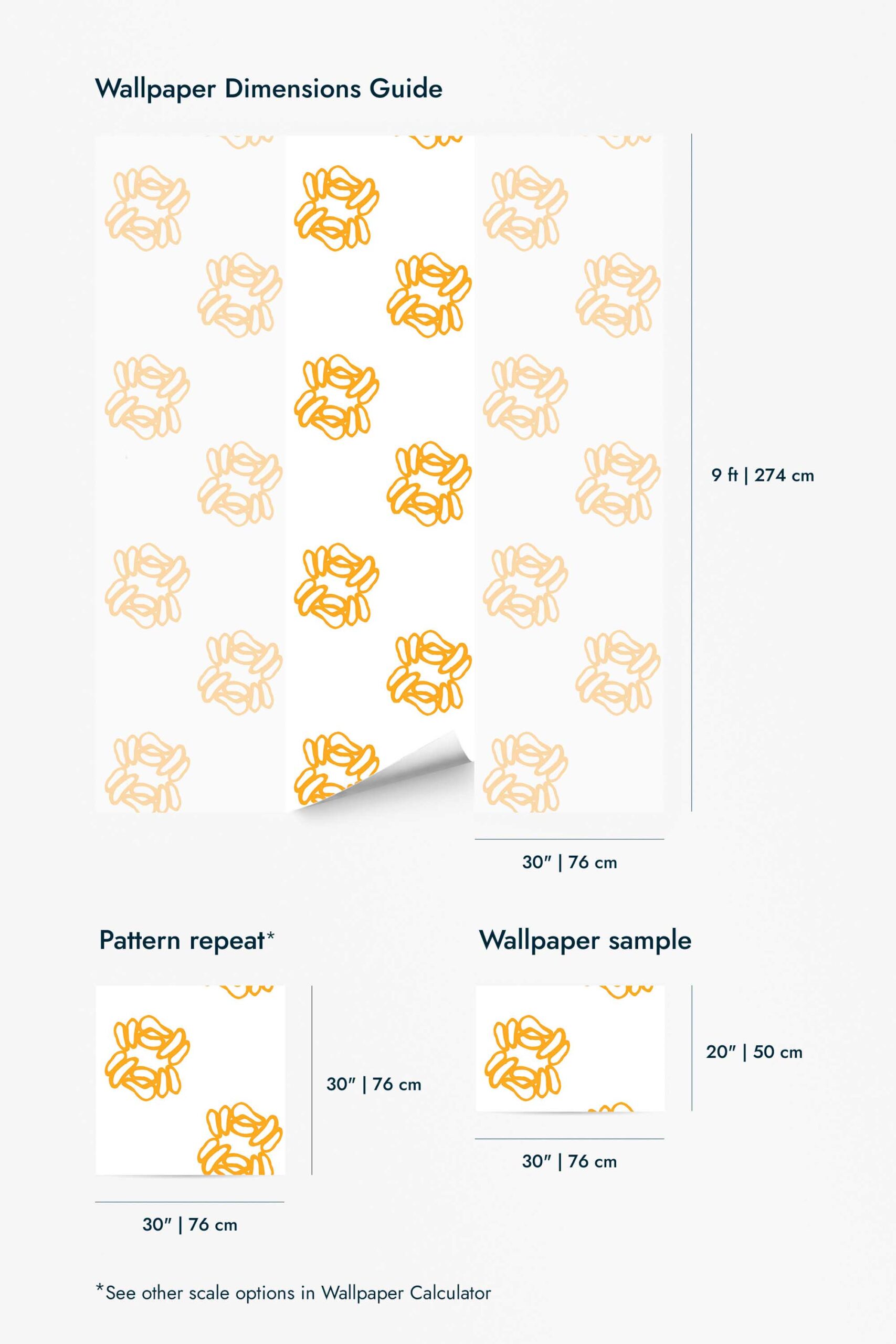 Yellow abstract shape Wallpaper