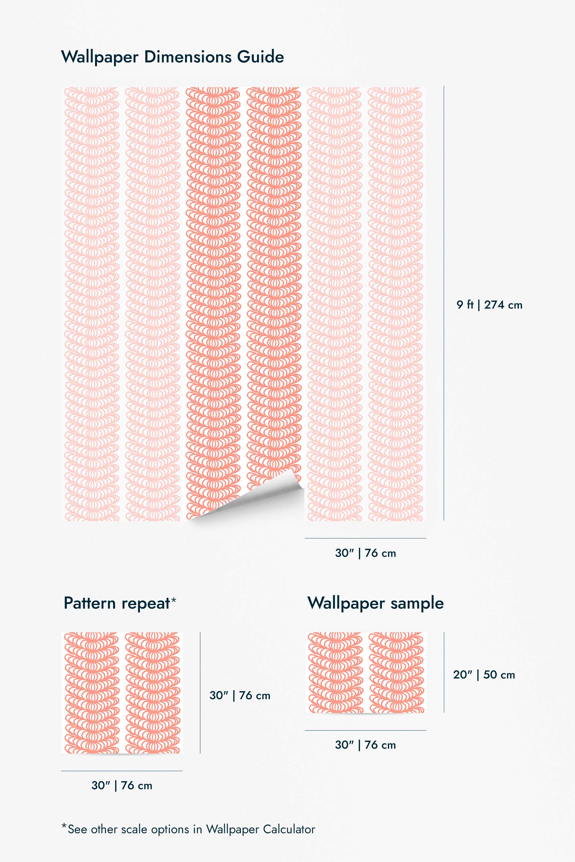 Ornamental stripe Wallpaper