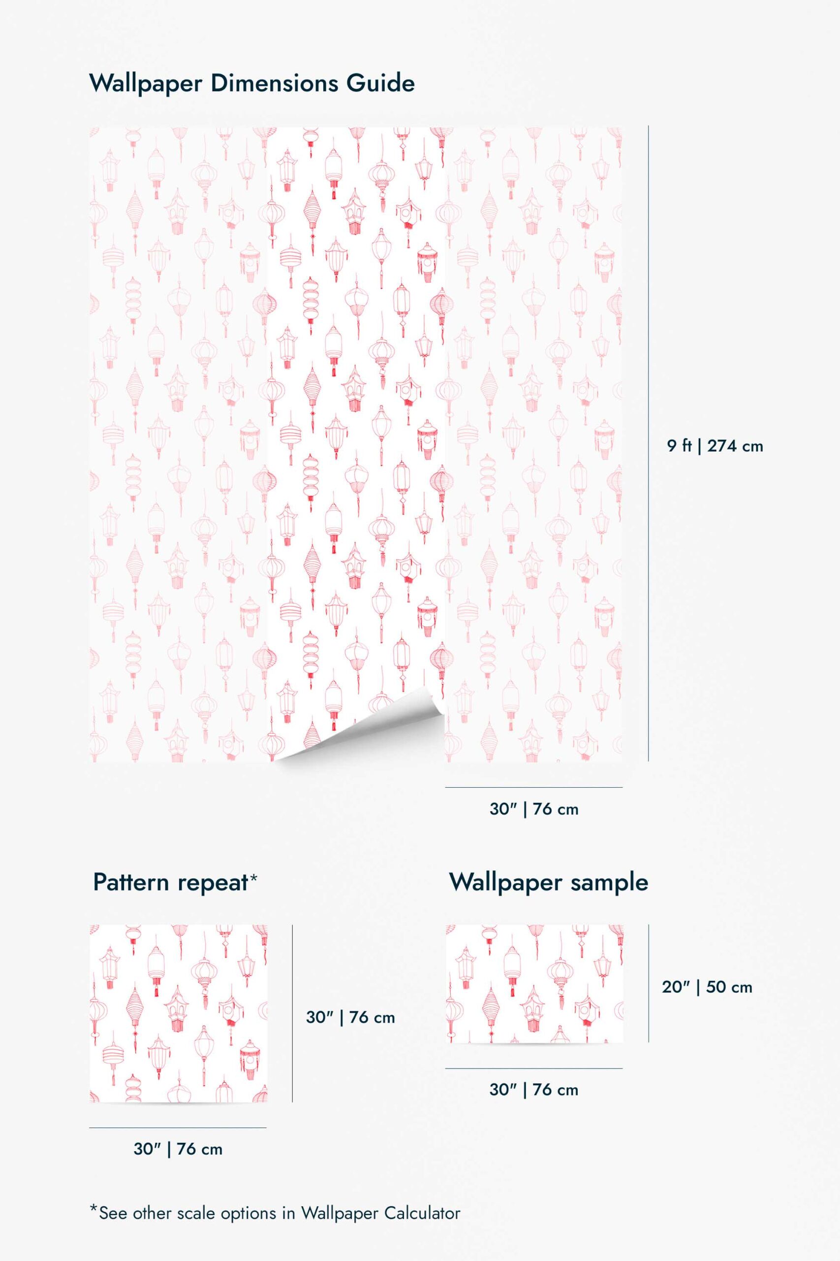 Chinese lantern Wallpaper