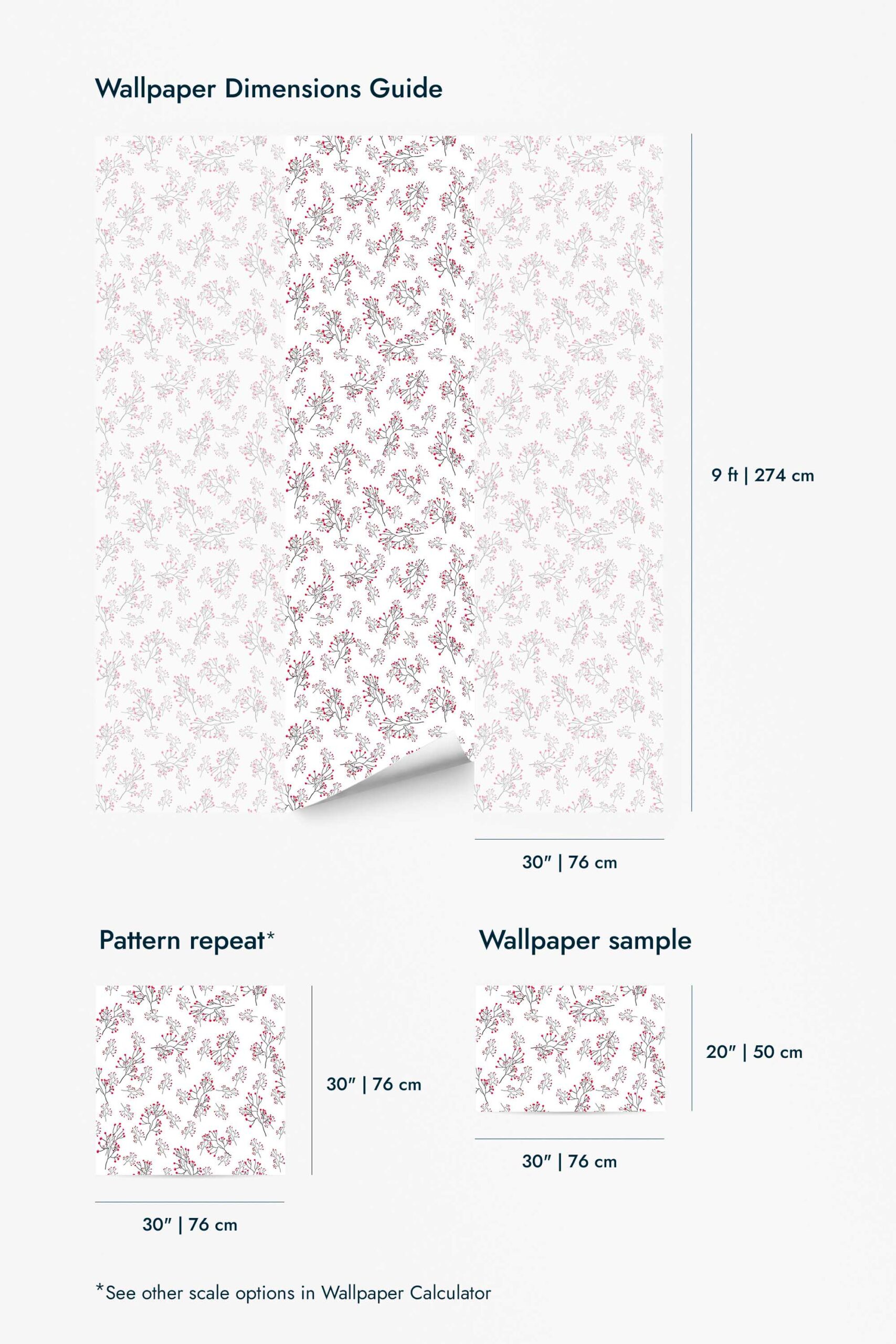 Ditsy floral Wallpaper