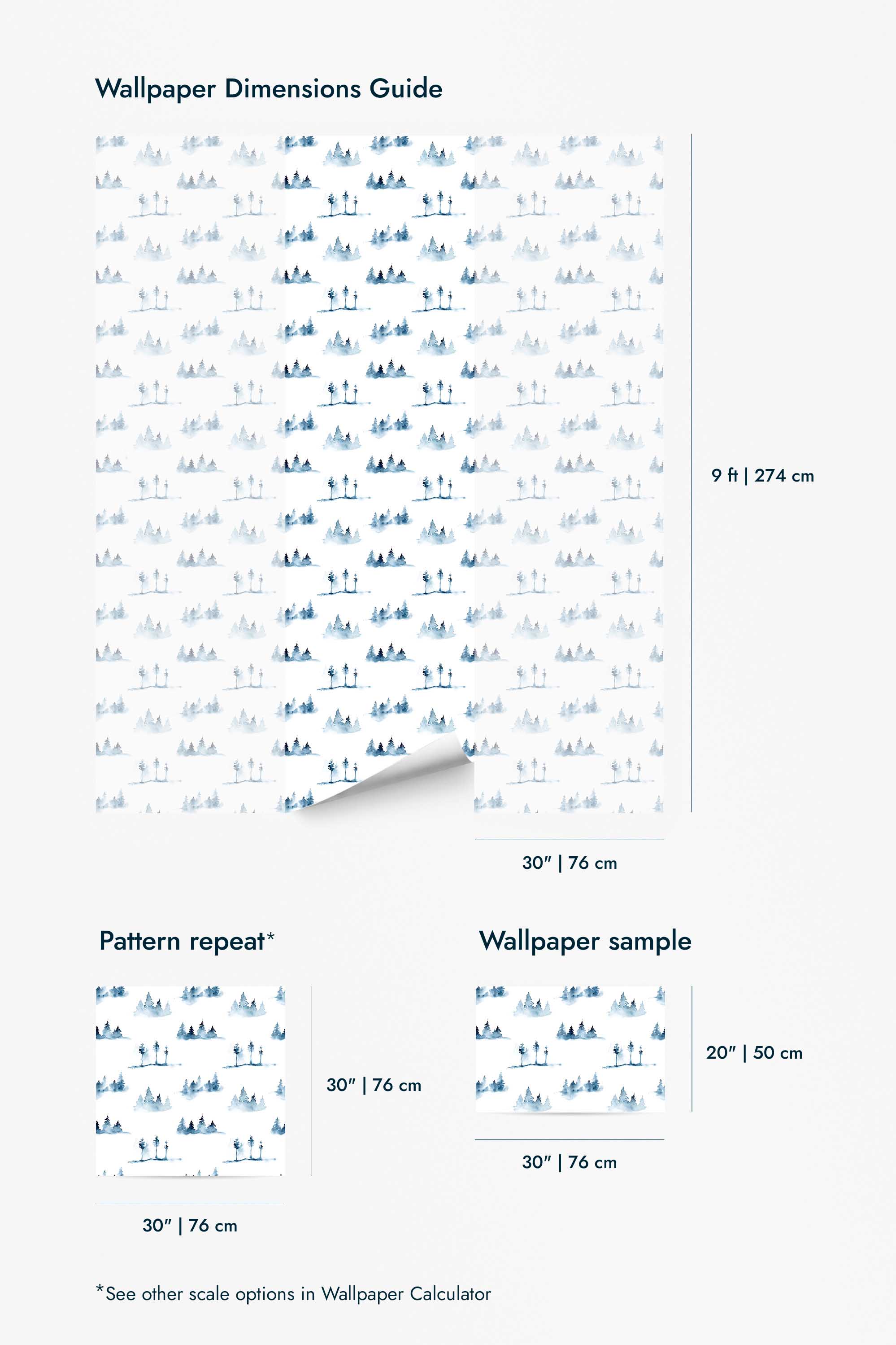 Watercolor forest Wallpaper