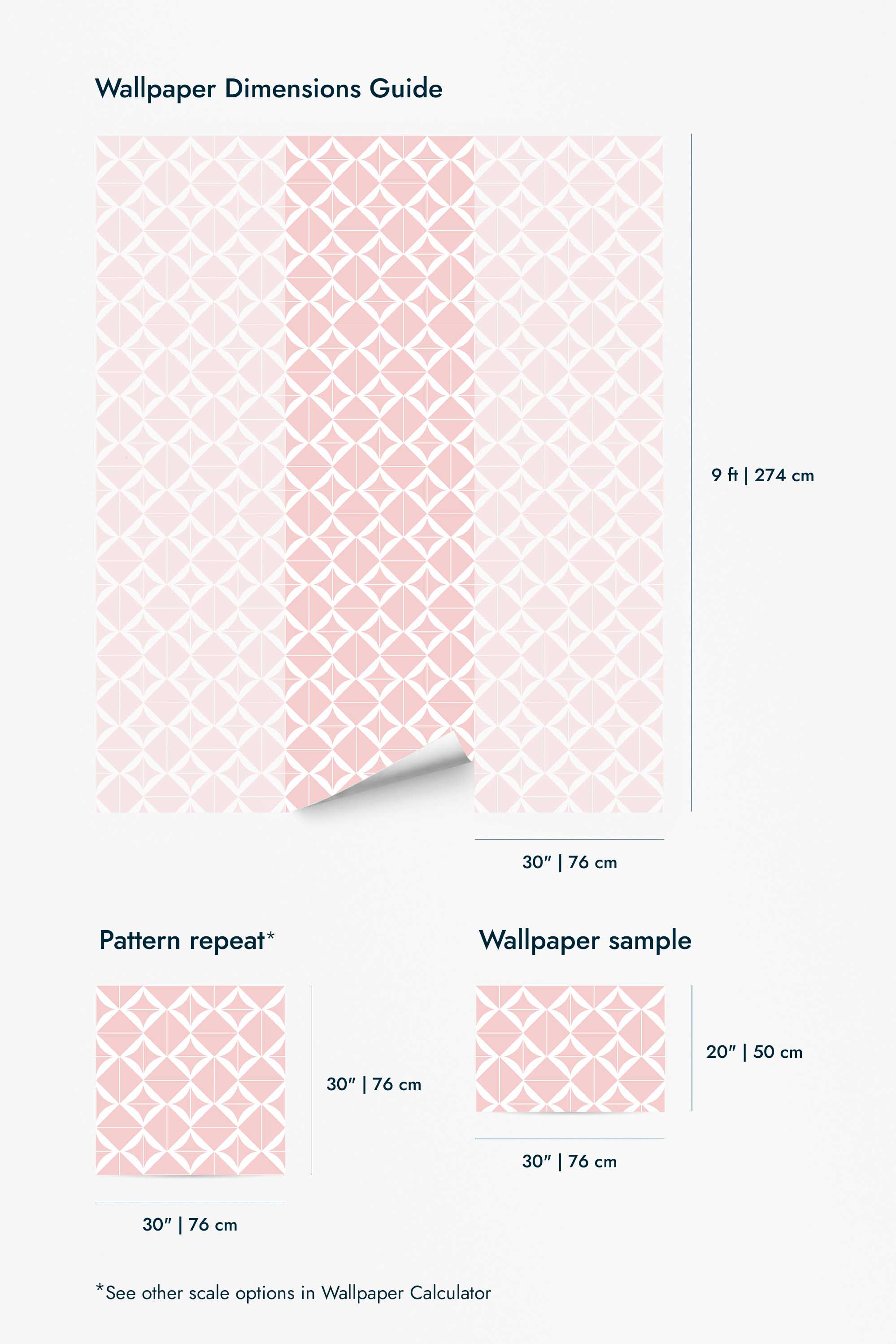 Pink square pattern Wallpaper