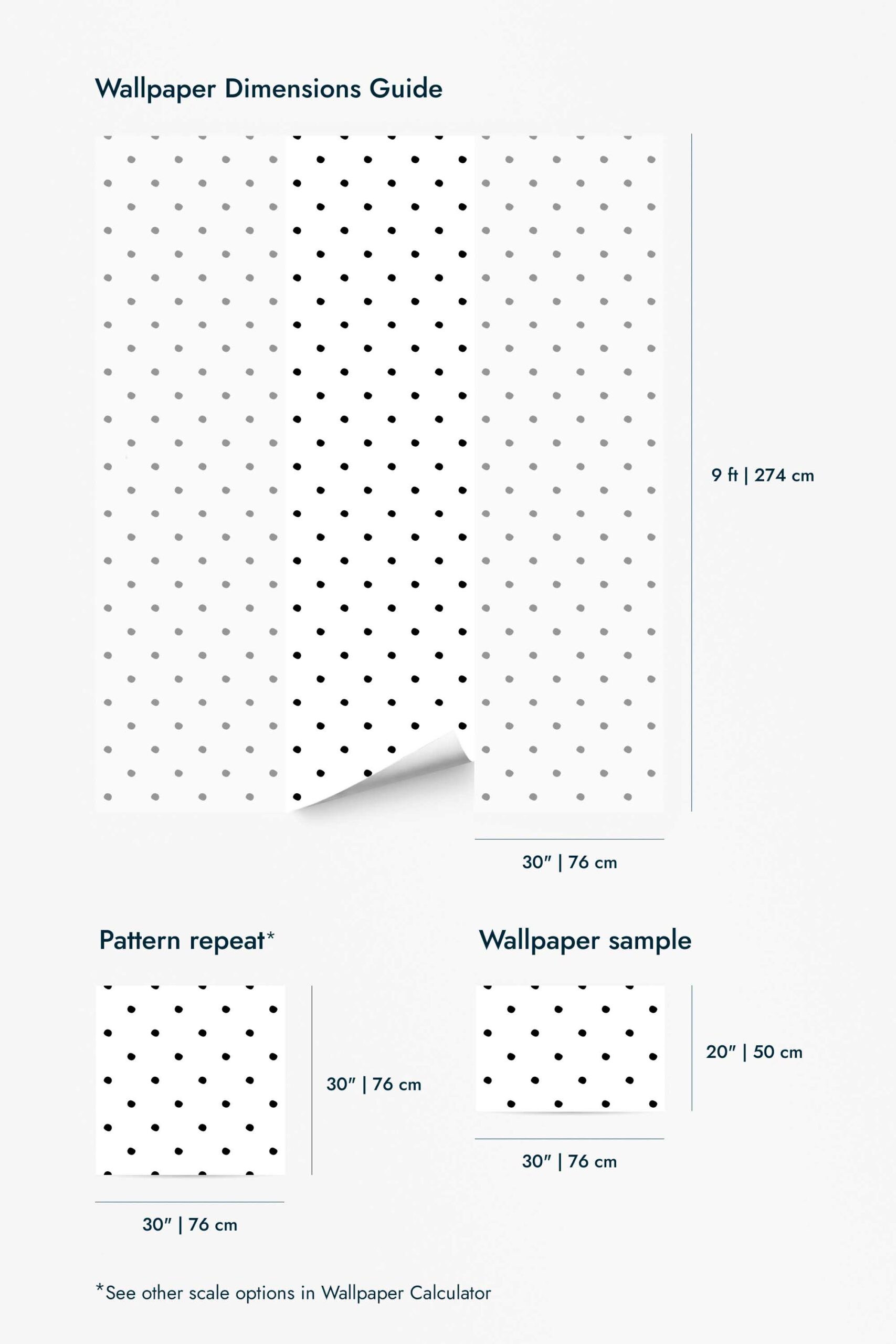 Minimalist polka dot Wallpaper