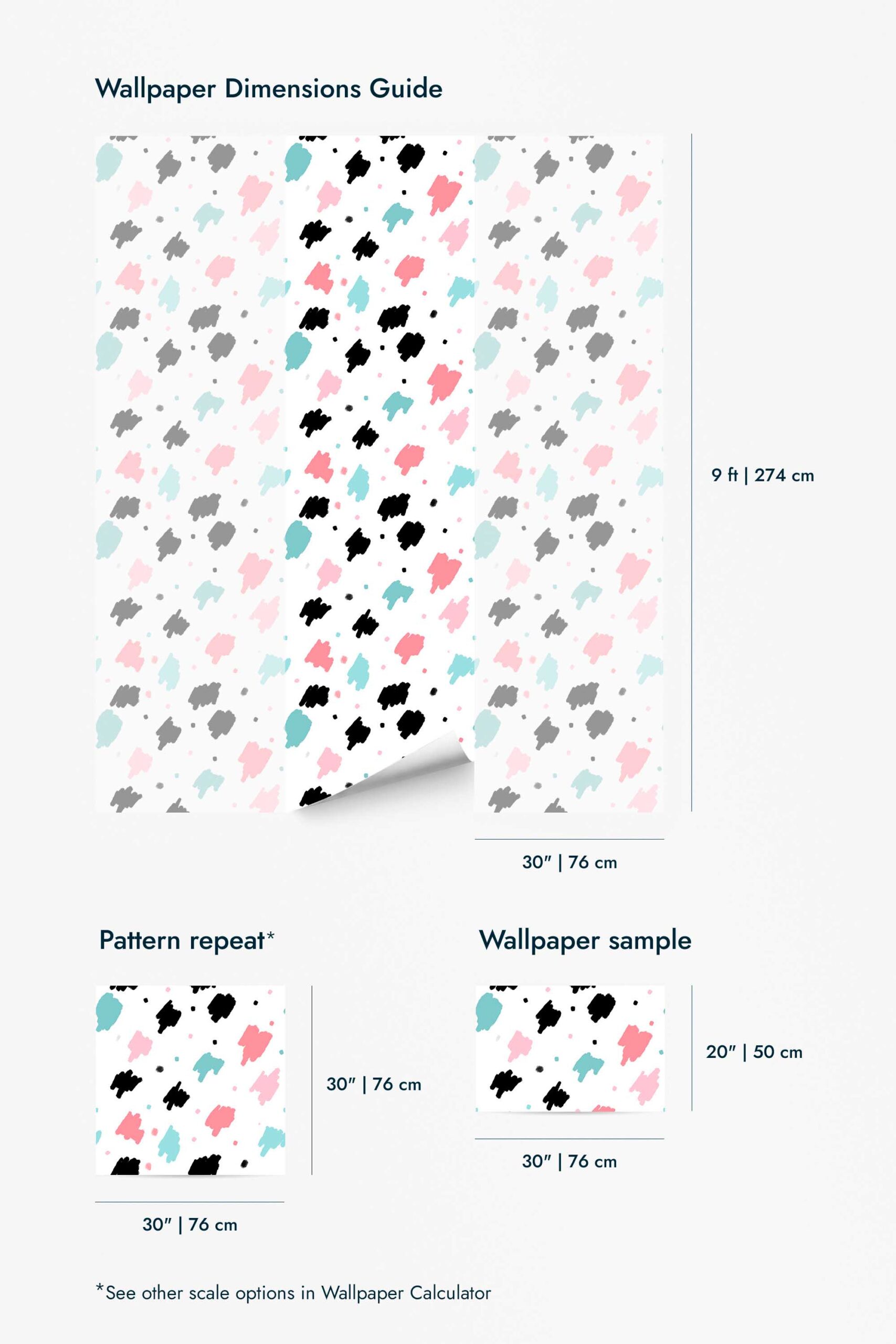 Colorful brush stroke Wallpaper