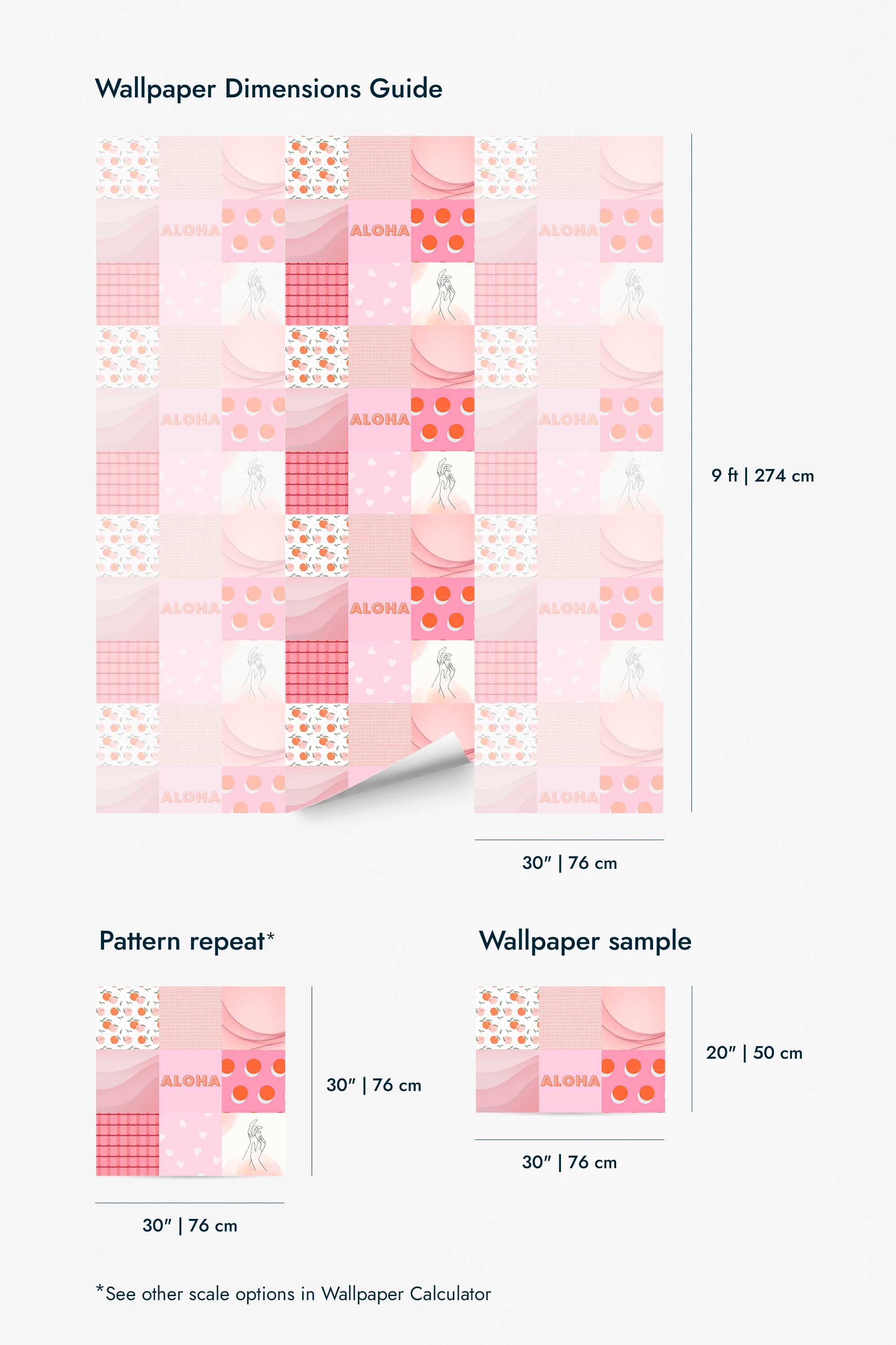 Pink collage Wallpaper