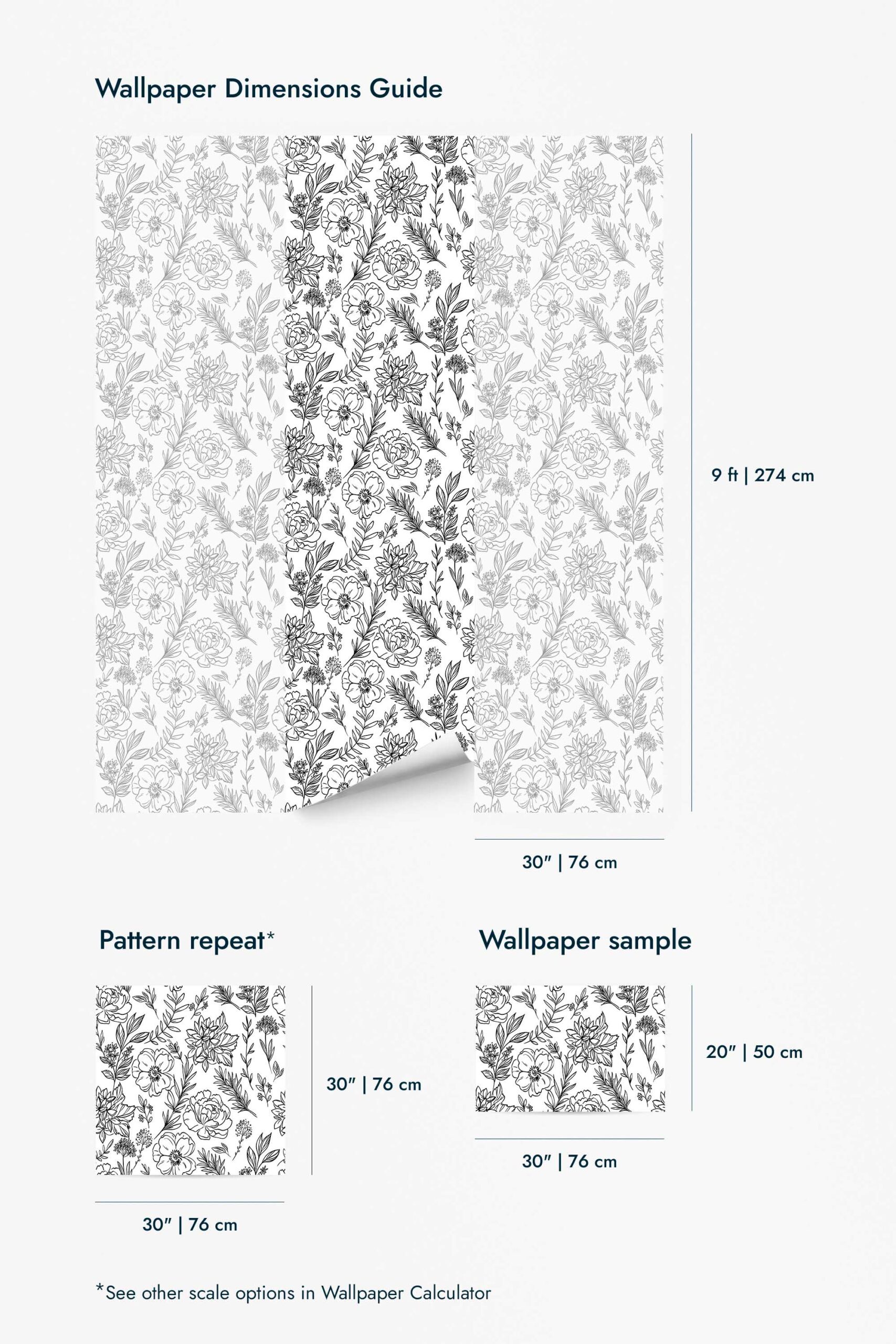 Floral garden Wallpaper