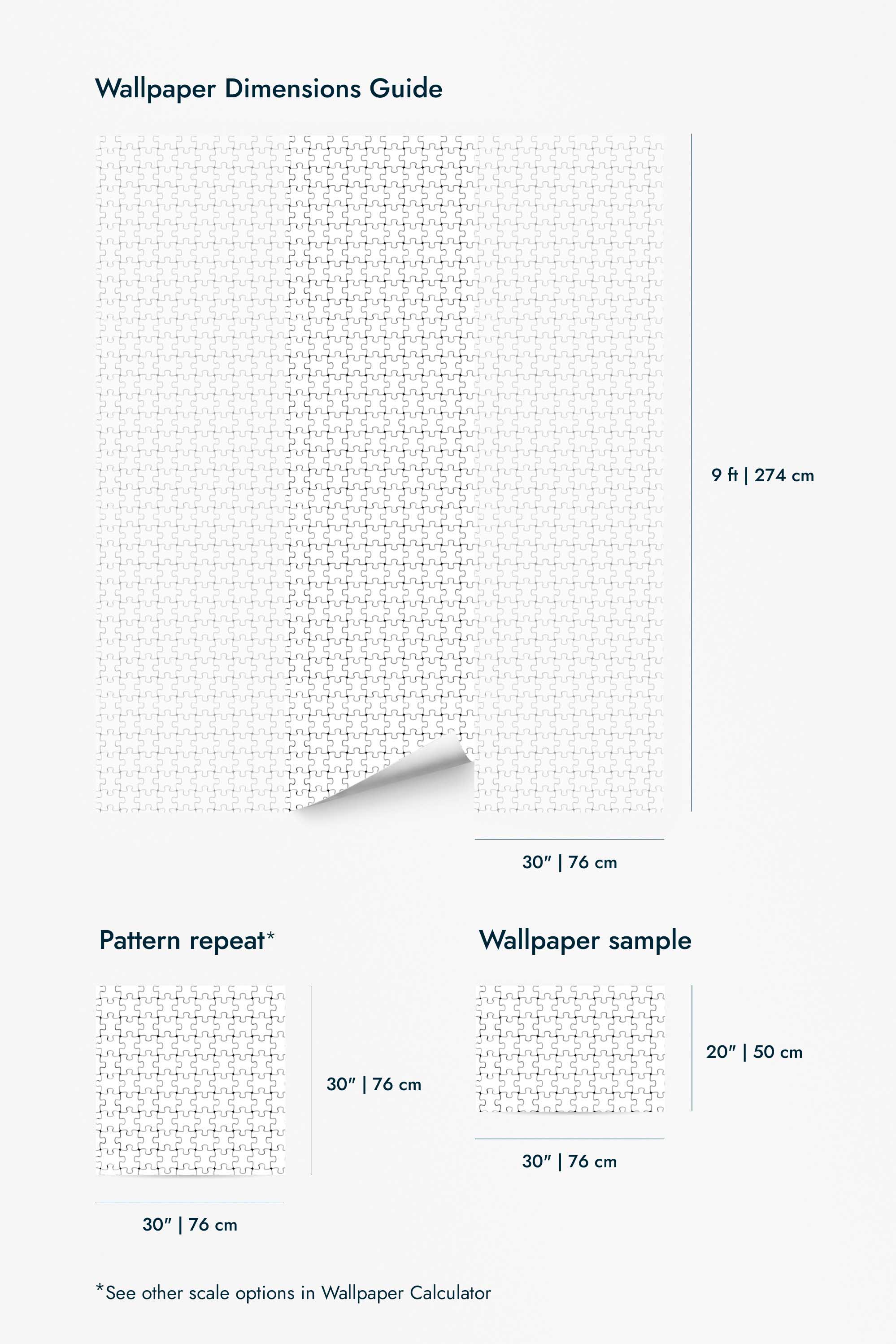 White puzzle geometric Wallpaper