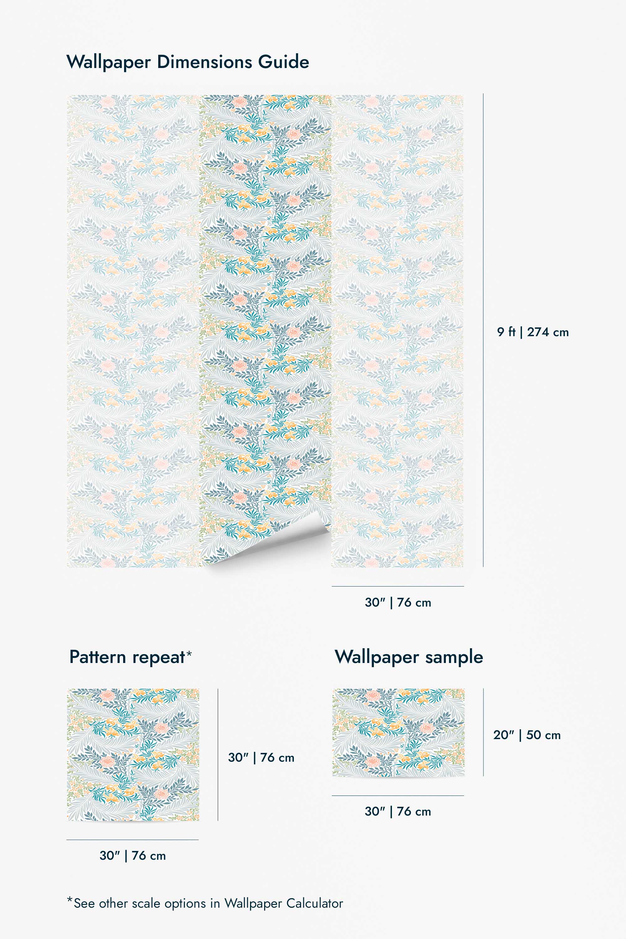 Antique floral design Wallpaper