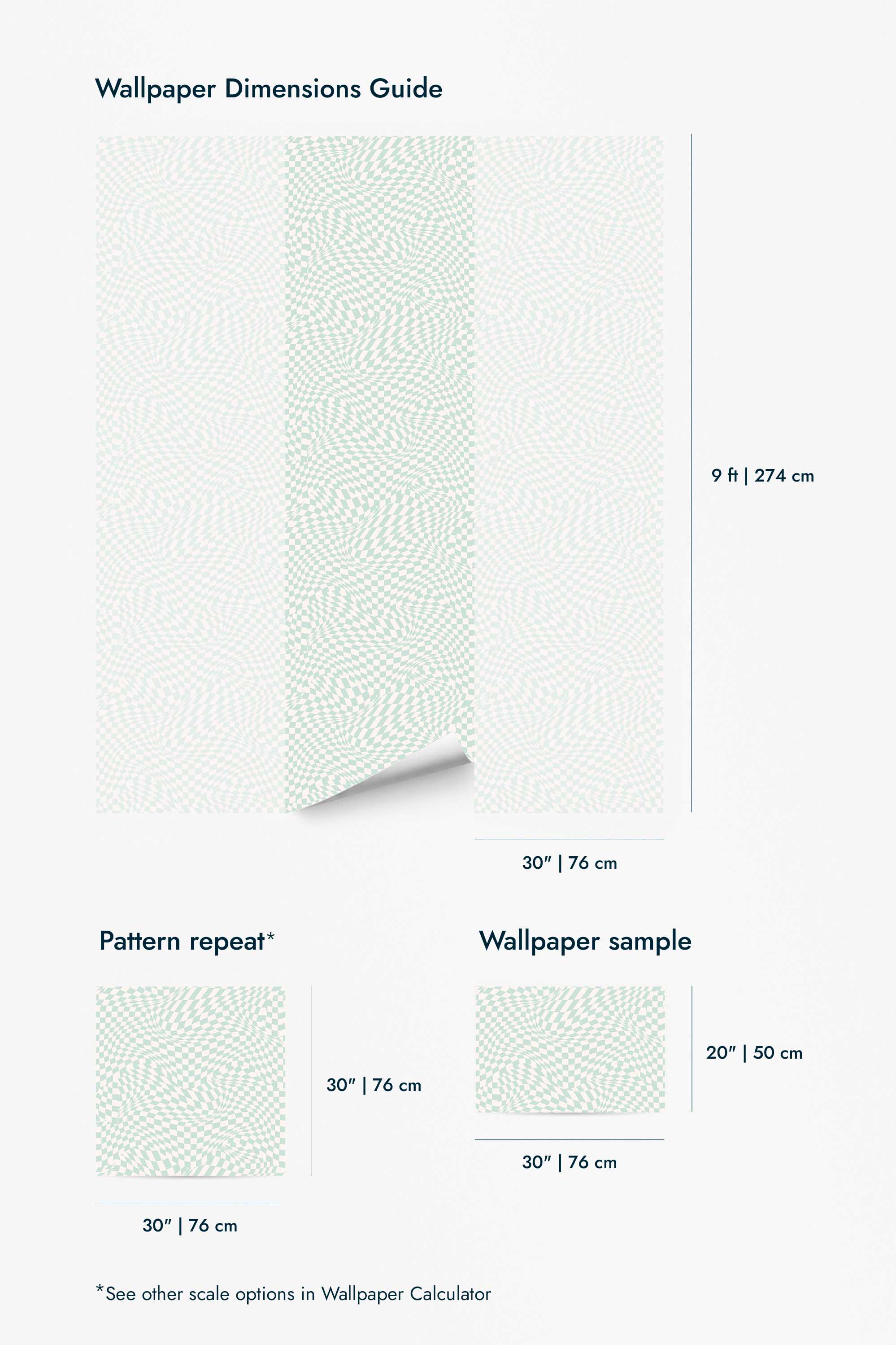 Green illusion abstract Wallpaper