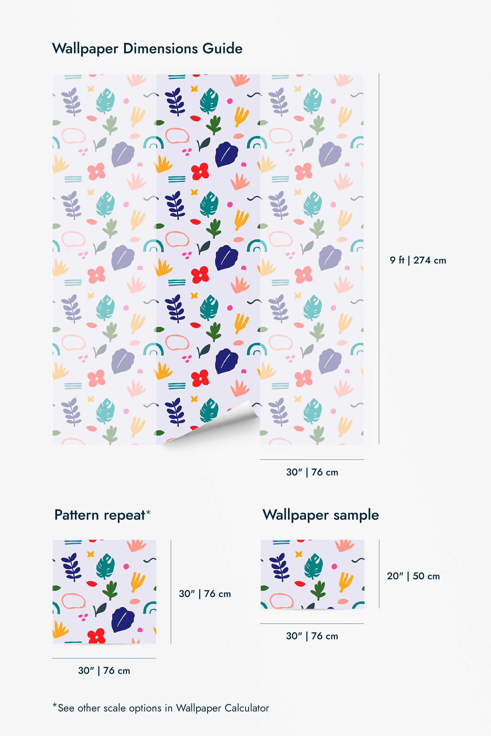 Cutout floral Wallpaper