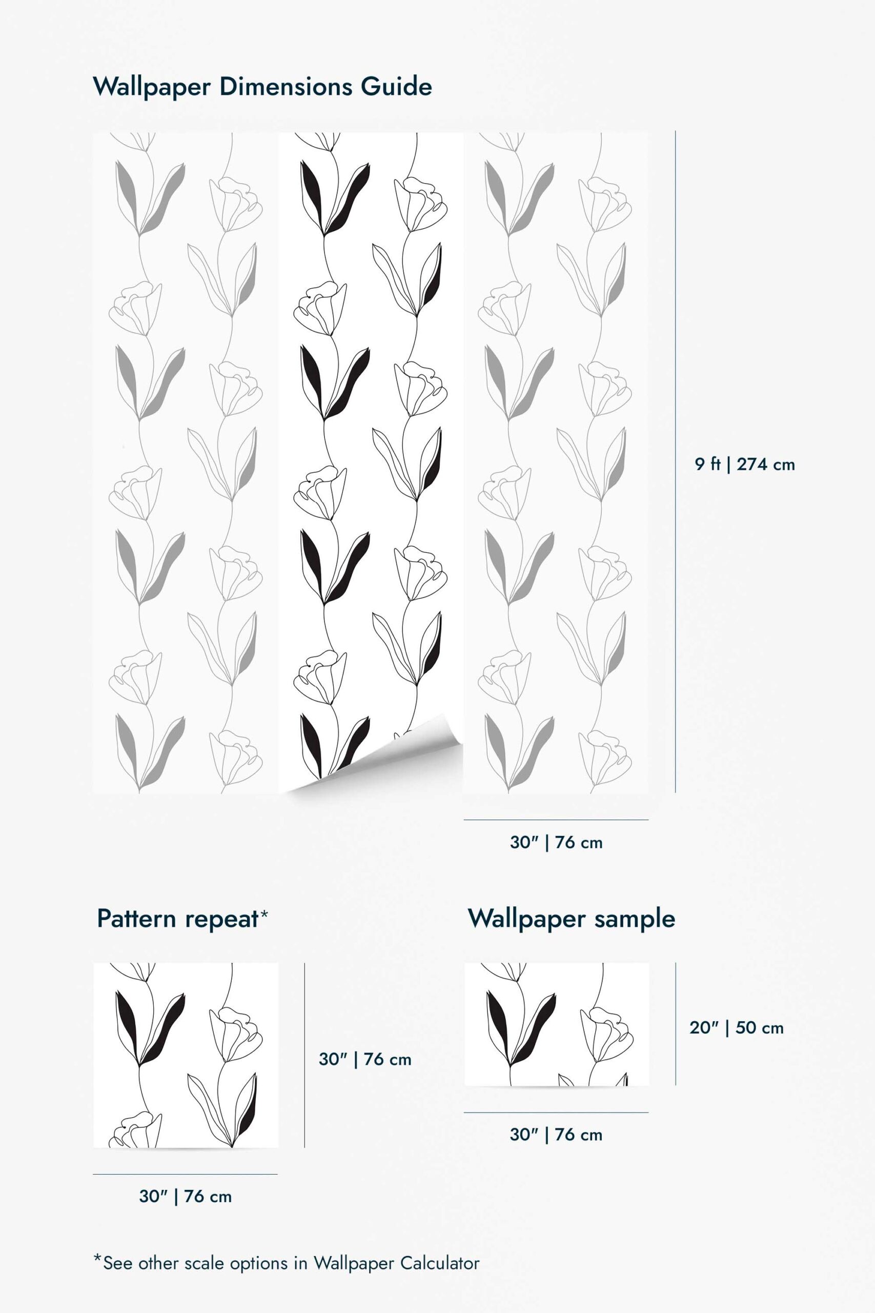 Black flowers Wallpaper